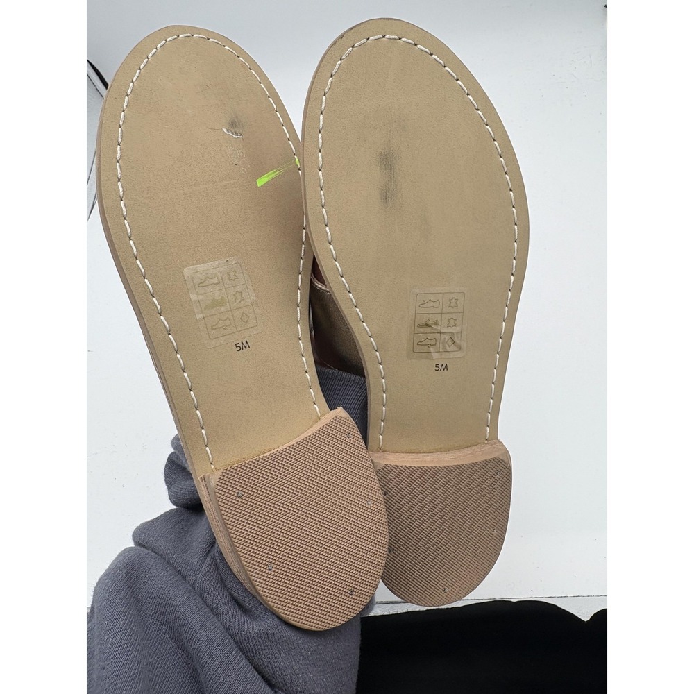 Jack Rogers Macie Bow leather flat‎ sandal Womens size 5 NWB - Picture 5 of 5